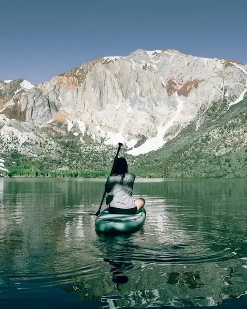 Paddle boarding